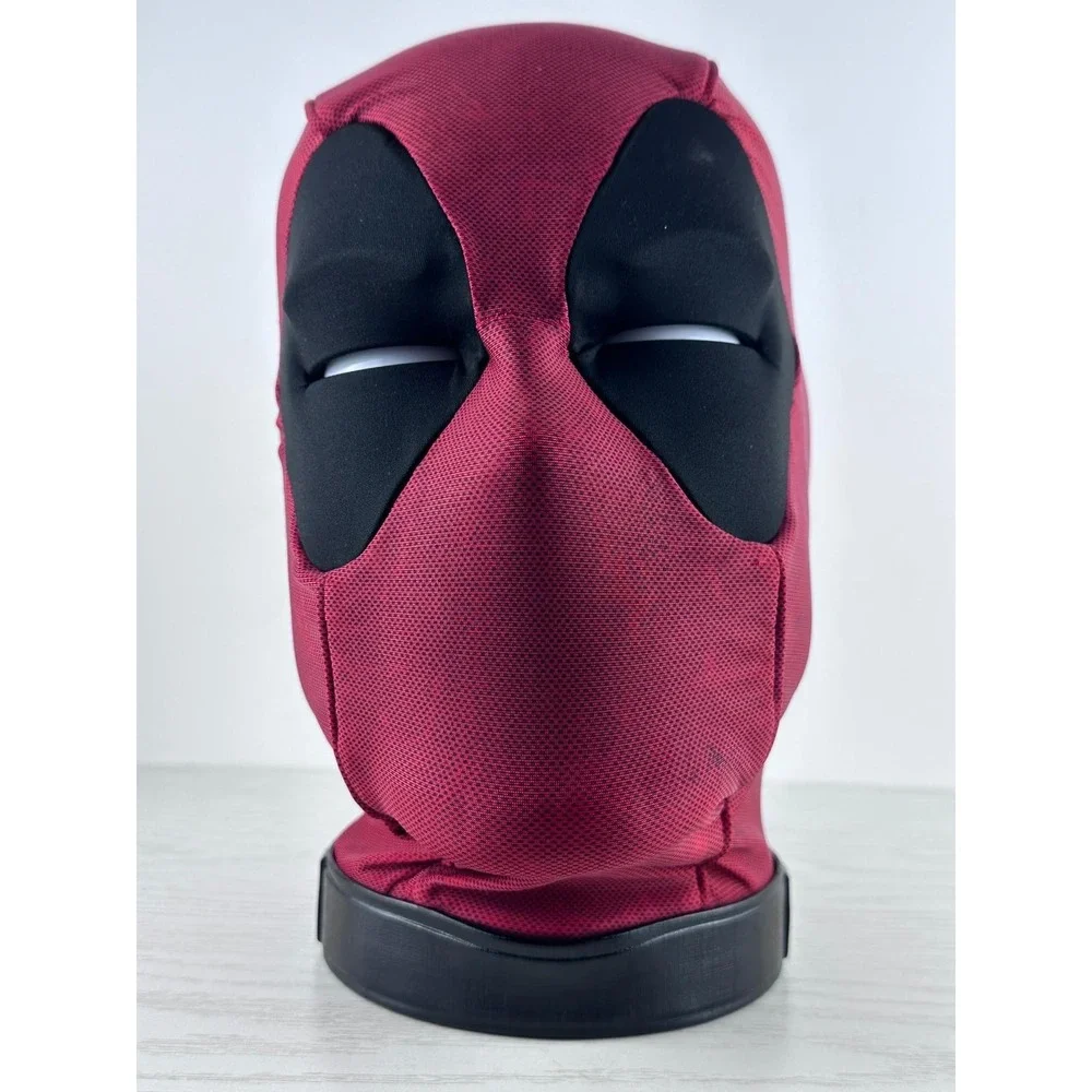 Deadpool Mask Cosplay Costume Accessory Red Black Full Head ‎ Working